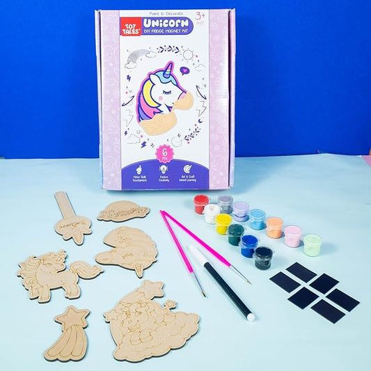 Tot Tales DIY Unicorn Fridge Magnet