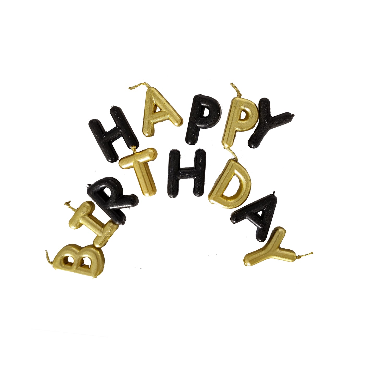 Happy Birthday Letter Candle