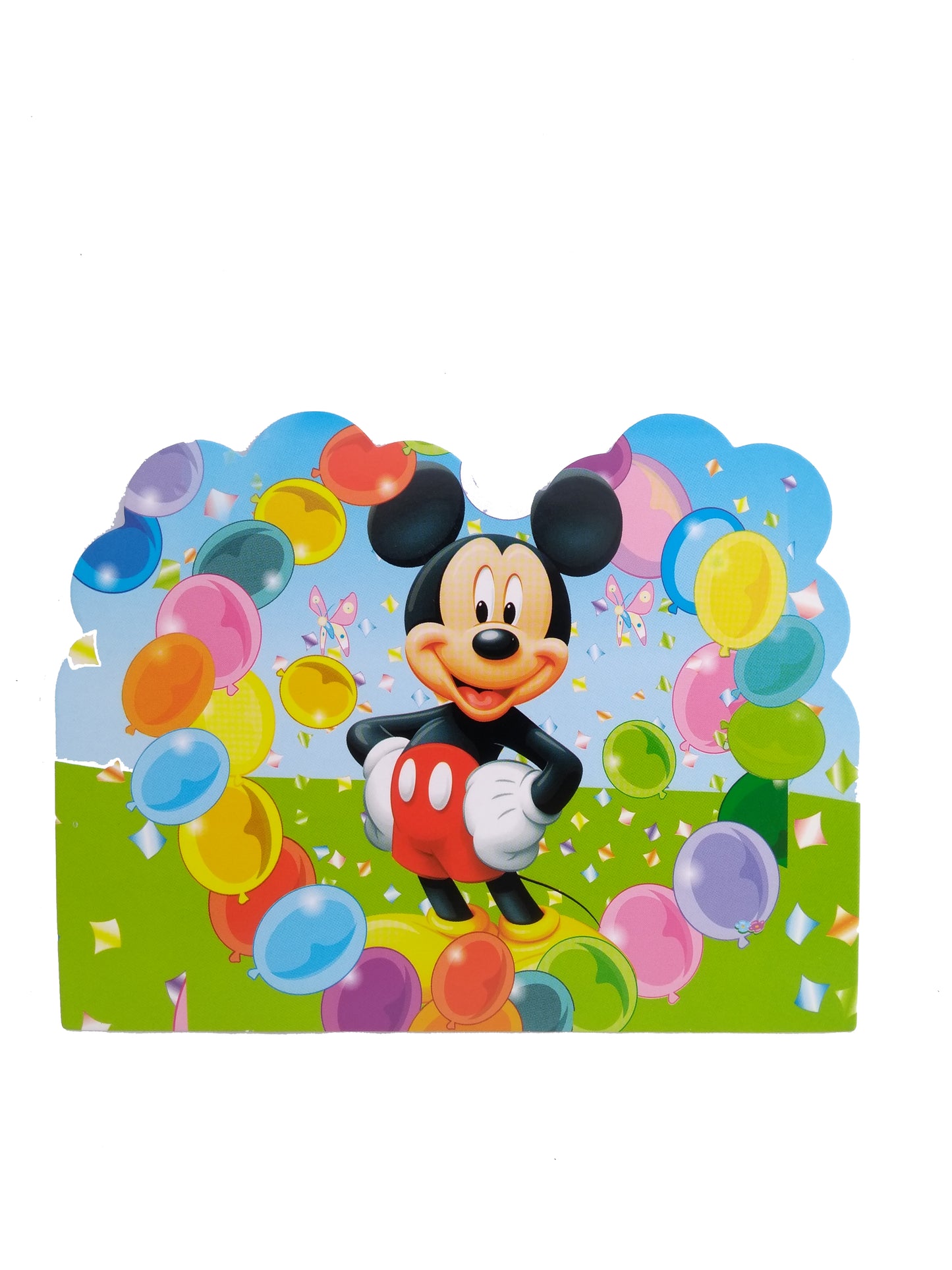 Mickey Mouse Themed Invites