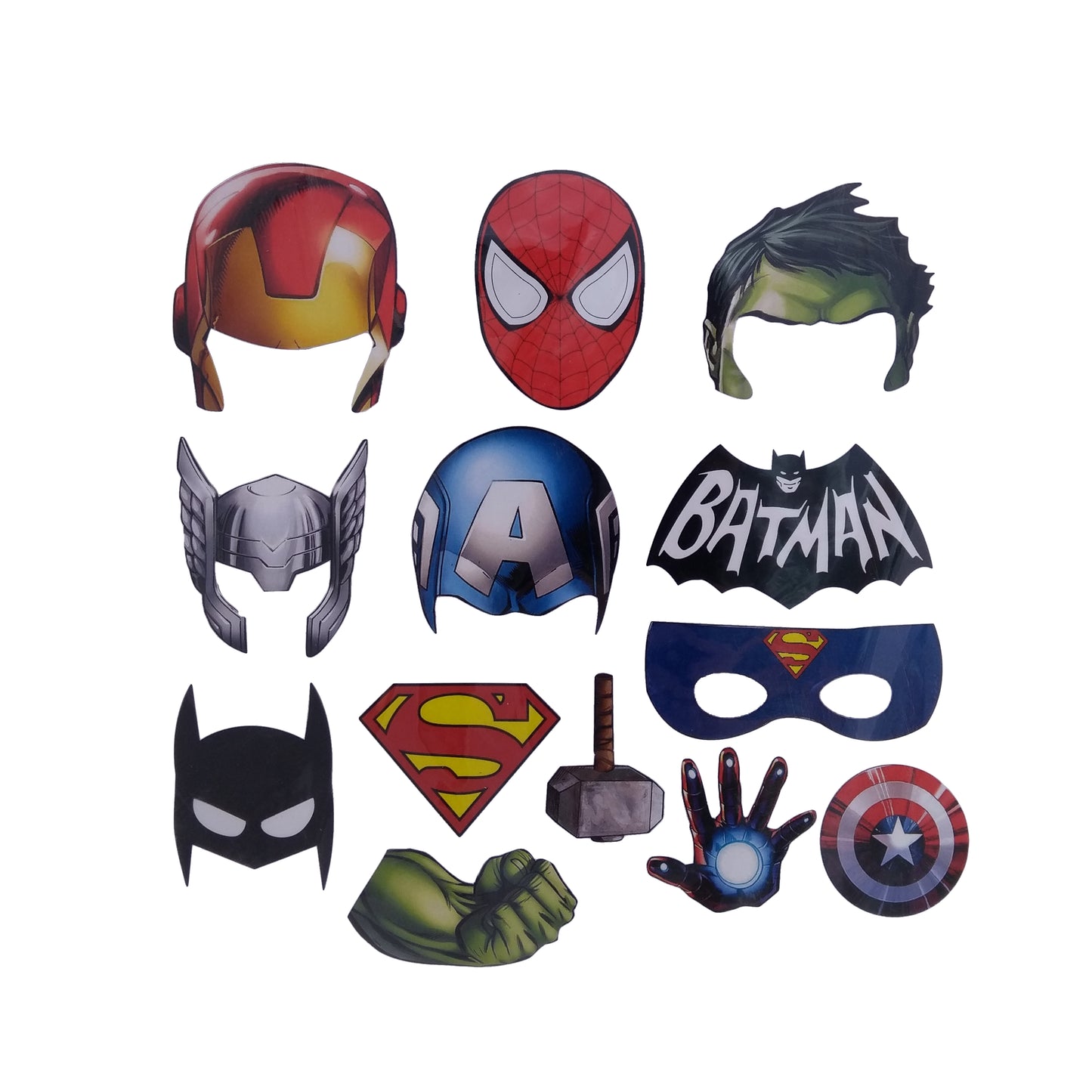 Avengers Themed photo props