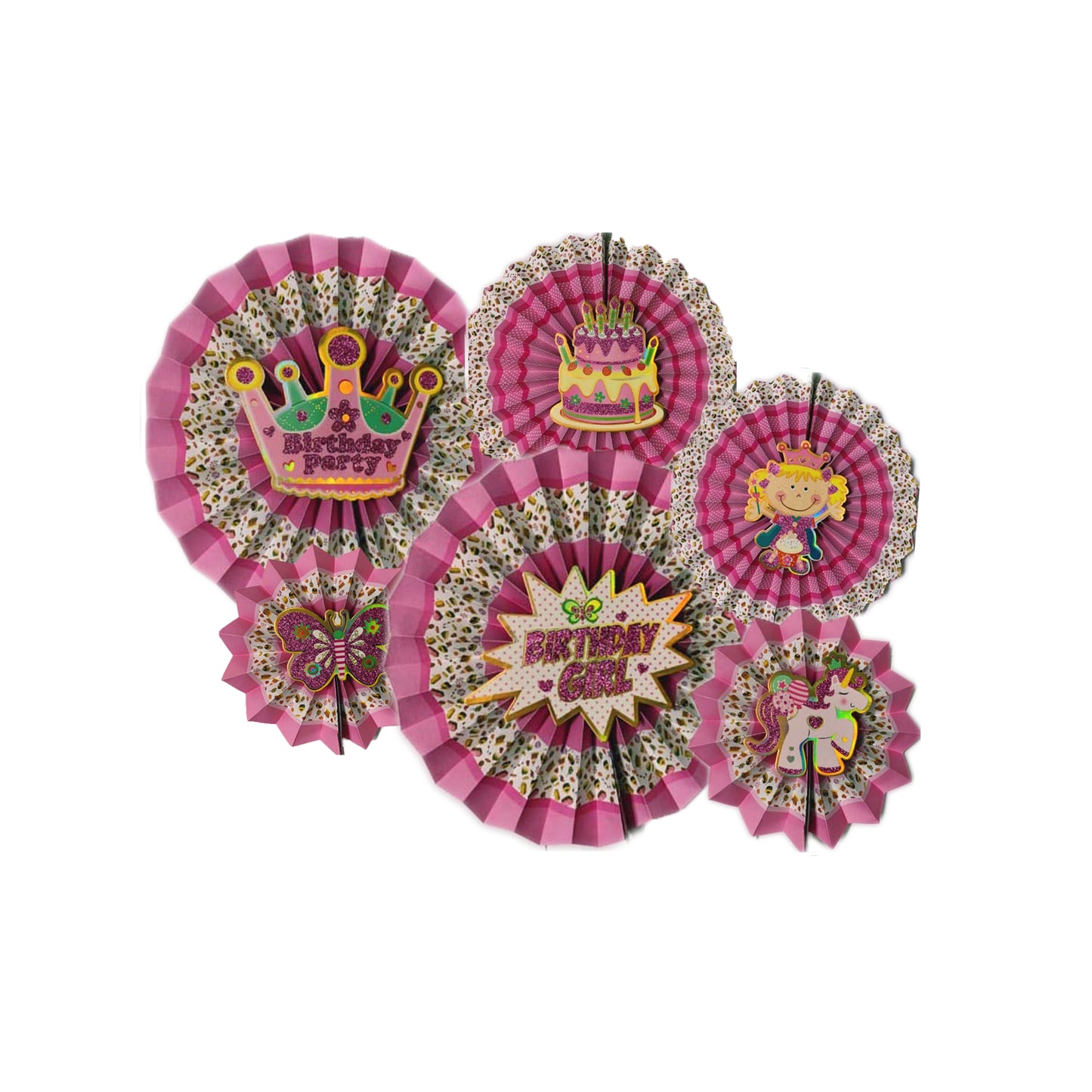 Birthday Fan Decoration-Girl