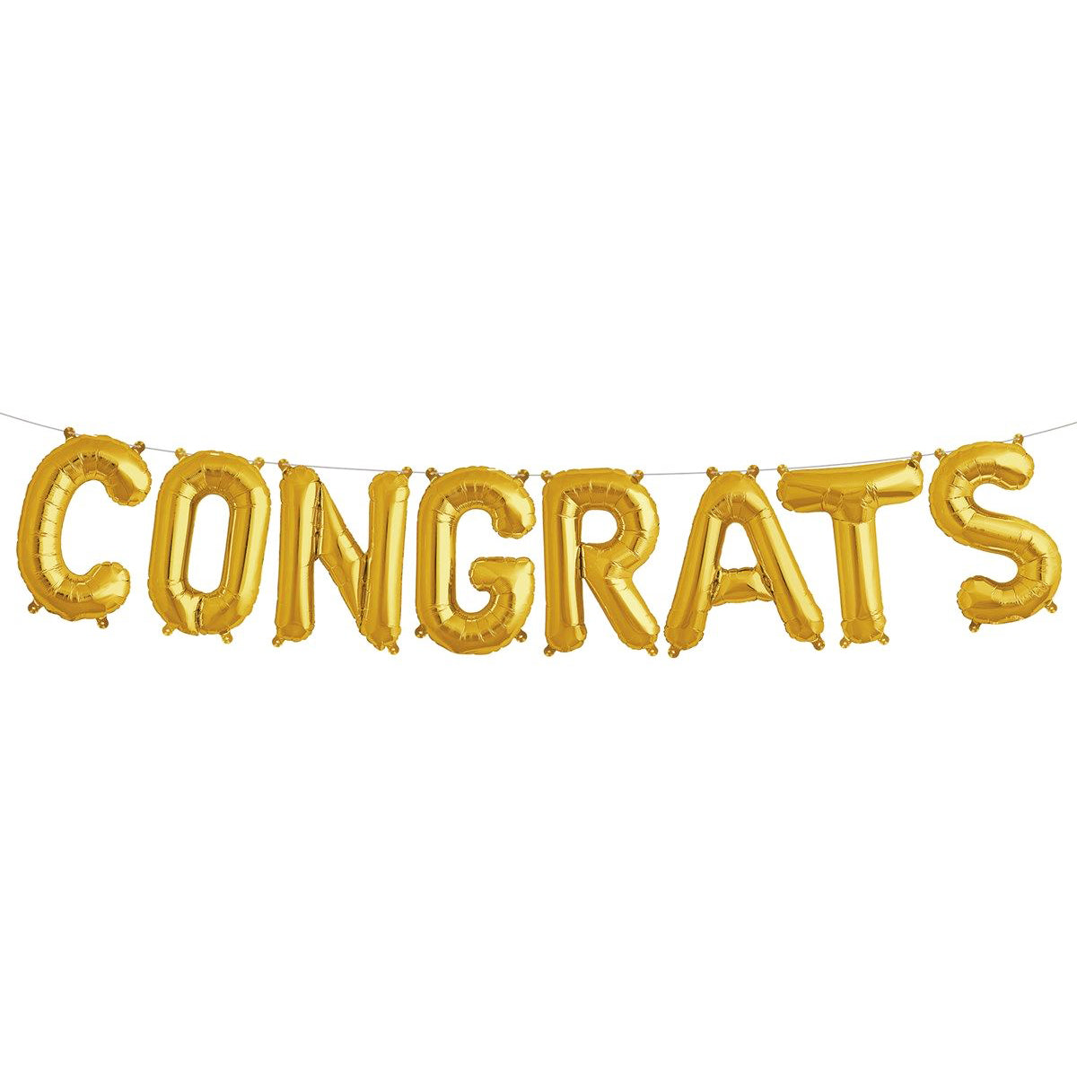 Congrats Letter Foil Balloons