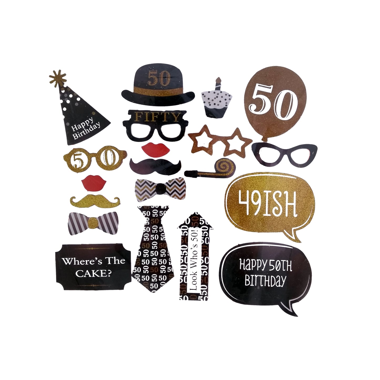 50th Birthday Special Props