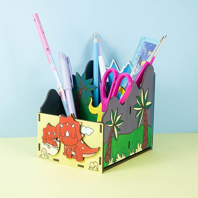 Tot Tales DIY Dino Pen Stand Kit