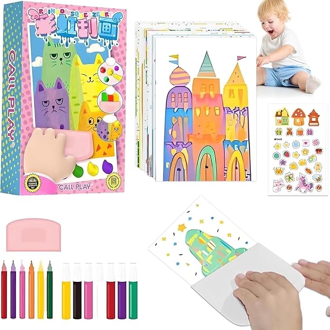 Rainbow Squeeze Art Kit