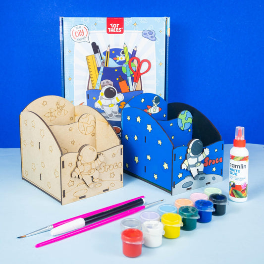 Tot Tales DIY Astronaut Pen Stand Kit