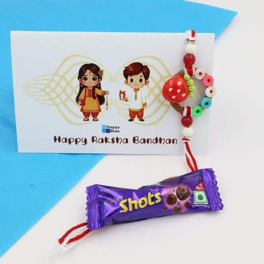 Strawberry Themed Rakhi