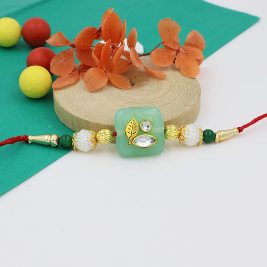 Elegant Jade Rakhi