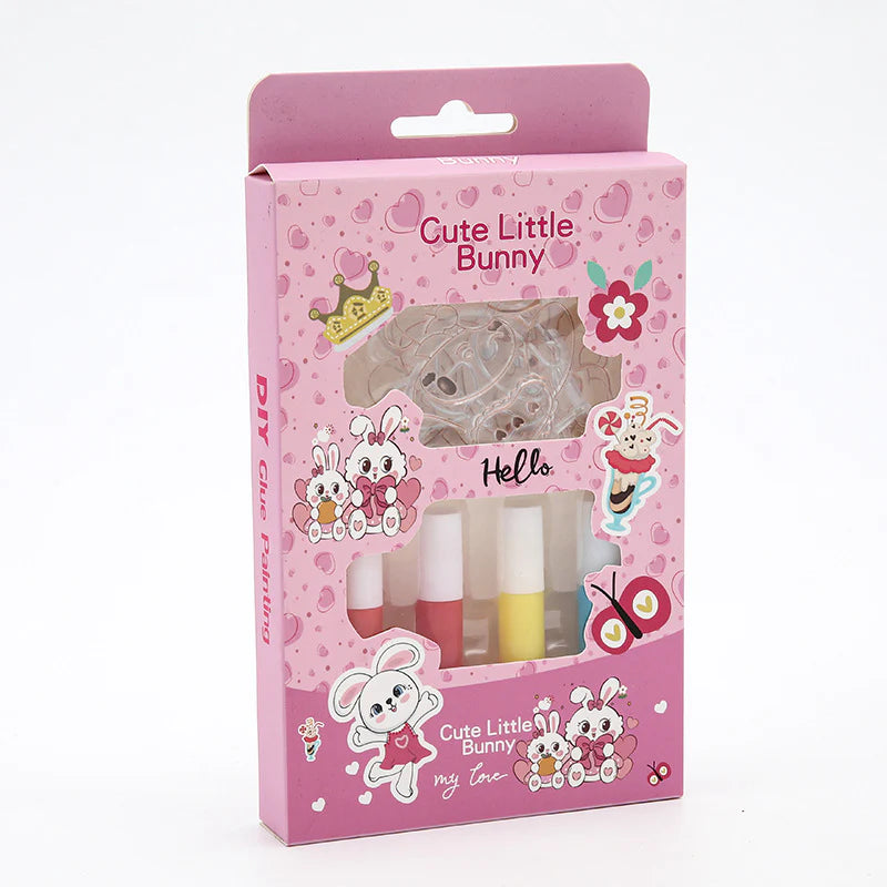 DIY Cute Bunny Glue Art Kit