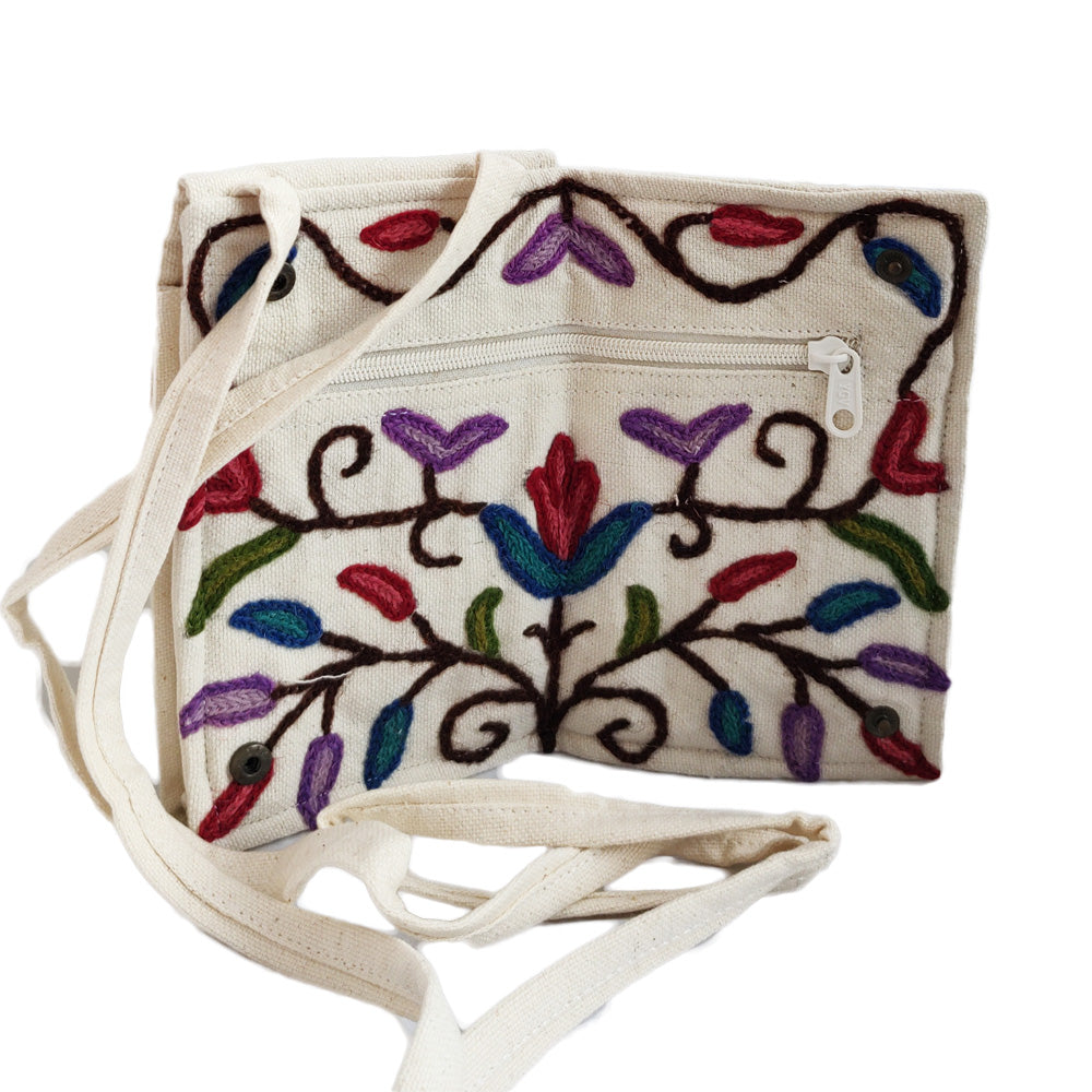 Kashmiri Embroidery Mobile Sling Bag