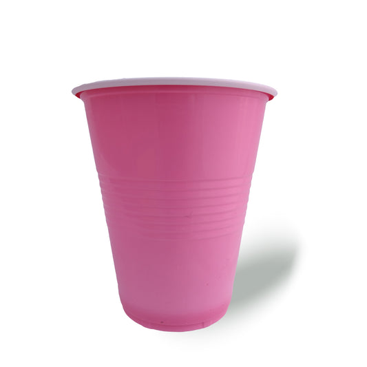 Pink Plastic Glass